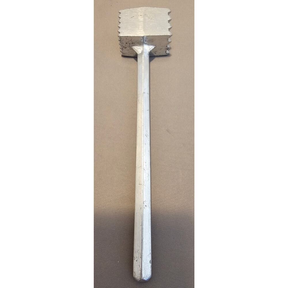 Vintage Ekco 2 - Aluminum 8" Meat Tenderizer - Fine/Coarse Pounder - Taiwan